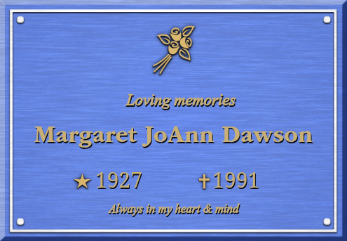 Margaret JoAnn Dawson